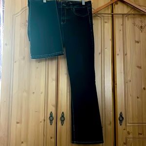 Gloria Vanderbilt dark indigo jeans